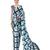 Checked pure cotton designer block print saree