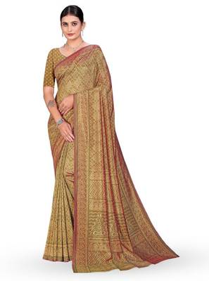 Ethnic motifs kaanchi silk saree 1