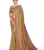 Ethnic motifs kaanchi silk saree