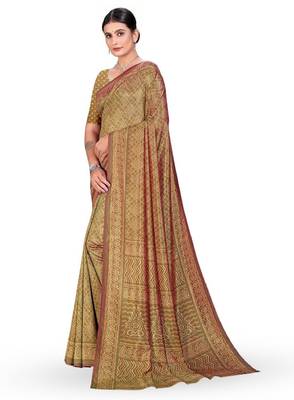 Ethnic motifs kaanchi silk saree 2