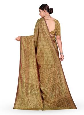 Ethnic motifs kaanchi silk saree 3