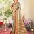 Beige & goldtoned zari banarasi saree