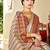 Beige & goldtoned zari banarasi saree