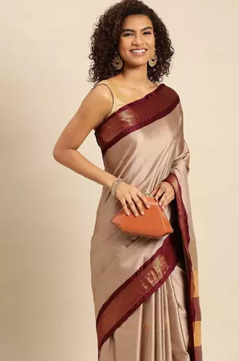 ethnic motifs woven design zari saree