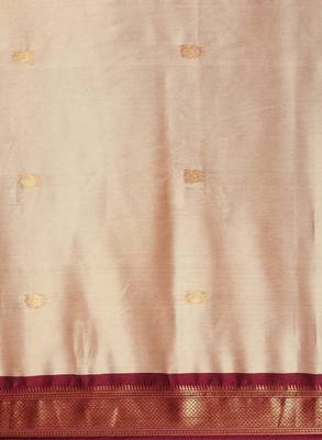 ethnic motifs woven design zari saree 4