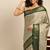 Ethnic motifs woven design zari pure mysore silk saree