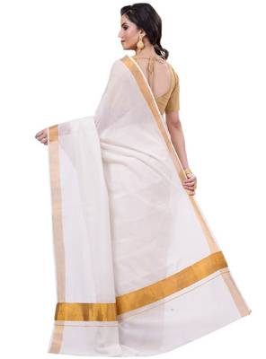 Zari pure cotton khadi saree 3
