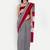 Striped pure cotton ikat saree