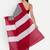 Striped pure cotton ikat saree
