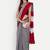 Striped pure cotton ikat saree