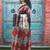 Abstract printed mulmul cotton block print saree