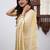 Woven design floral zari banarasi saree