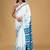 Ethnic motifs pure cotton block print saree
