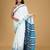 Ethnic motifs pure cotton block print saree