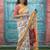 Ethnic motifs printed pure cotton bandhani saree