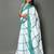 Checked pure cotton bandhani saree