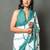 Checked pure cotton bandhani saree