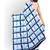 Checked pure cotton block print saree