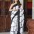 Checked pure cotton bagru saree