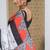 Mulmul cotton block print saree