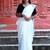 Cotton blend festive saree