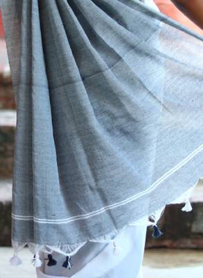 Cotton blend festive saree 4