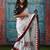 Ethnic motifs pure cotton block print saree