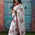 Ethnic motifs pure cotton block print saree