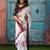 Ethnic motifs pure cotton block print saree