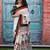 Ethnic motifs pure cotton block print saree