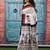 Ethnic motifs pure cotton block print saree