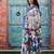 Ethnic motifs pure cotton block print saree