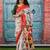 Ethnic motifs pure cotton block print saree