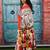 Ethnic motifs pure cotton block print saree