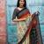 Ethnic motifs pure cotton block print saree