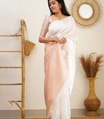 Floral woven design zari designer banarasi saree