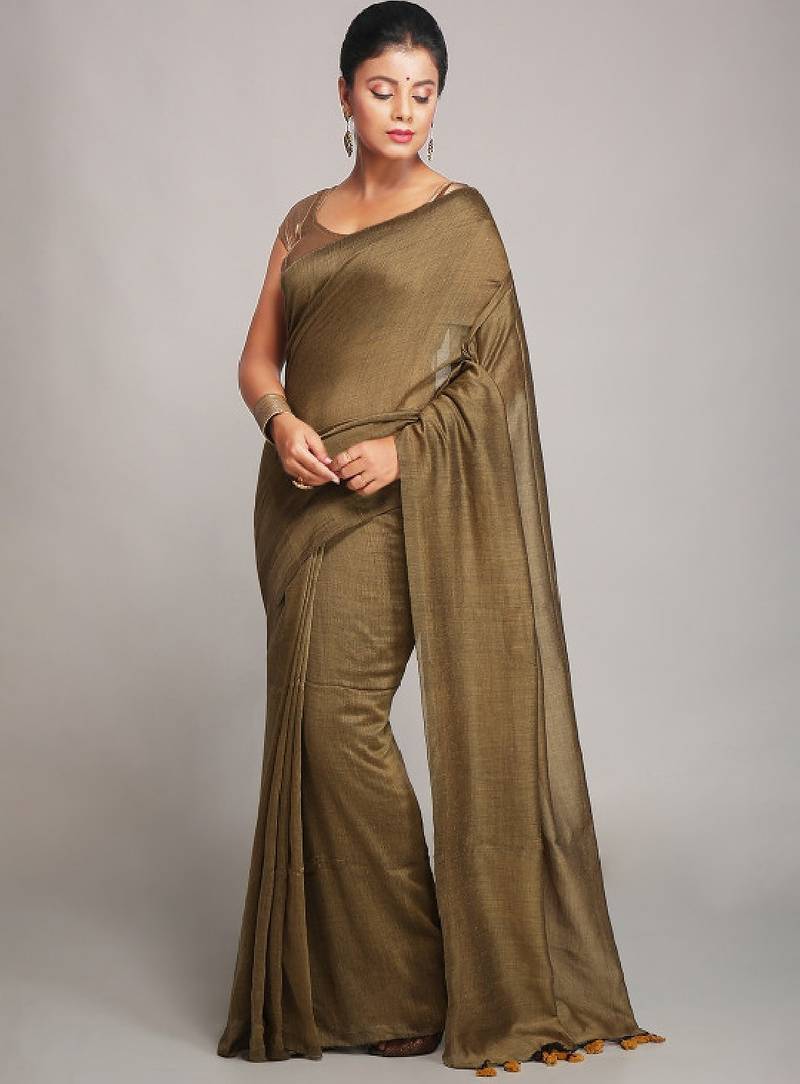 Art silk taant saree