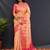 cream kanjeevaram saree with ethnic motif zari weave