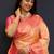 cream kanjeevaram saree with ethnic motif zari weave