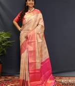 Woven design zari kanjeevaram saree