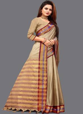 Woven design zari mysore silk saree 3