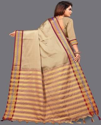 Woven design zari mysore silk saree 4