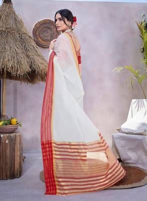 Zari silk cotton kanjeevaram saree 3