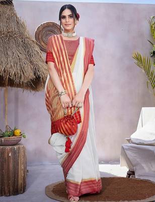 Zari silk cotton kanjeevaram saree 4