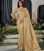 Woven design zari kanjeevaram saree
