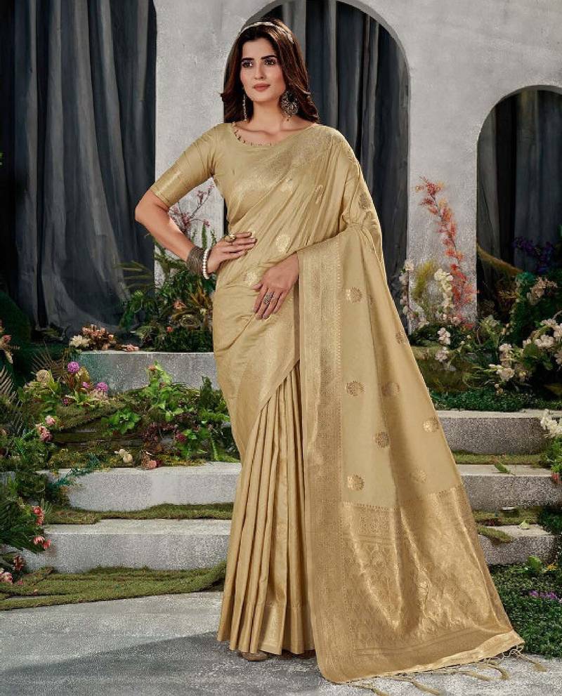 Woven design zari kanjeevaram saree