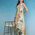 Floral satin digital print saree