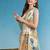 Floral satin digital print saree