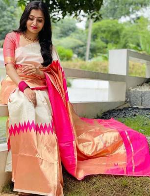 Zari woven kanjeevaram saree 3