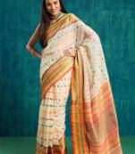 Traditional kanjivaram pattu zari border saree